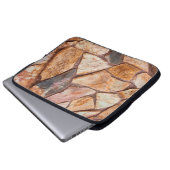 Schließen einer Steinwand als Hintergrundbild,p Laptopschutzhülle (Vorne Knopf)