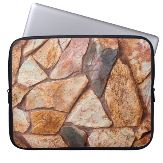 Schließen einer Steinwand als Hintergrundbild,p Laptopschutzhülle (Vorderseite)