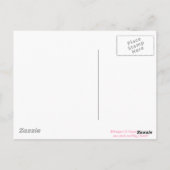 Schließen eines rosa Peony Painting Postkarte (Rückseite)