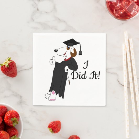 Schließen Hund Serviette (Beispiel)