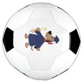 Schließen Hundeschlitter Fußball (Gedreht)