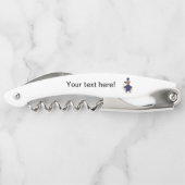 Schließen Hundeschlitter Kellnermesser (Rückseite)