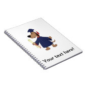 Schließen Hundeschlitter Notizblock (Rechte Seite)