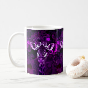 Schließen Lila Kaffeetasse