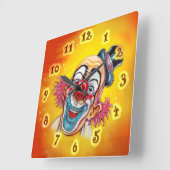 SCHLIESSEN MIT EINER FARBEN LACHUNG QUADRATISCHE WANDUHR (Winkel)