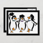 Schließen Pinguine Ankündigungspostkarte (Vorne/Hinten)