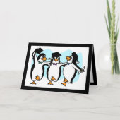 Schließen Pinguine Karte (Vorderseite)