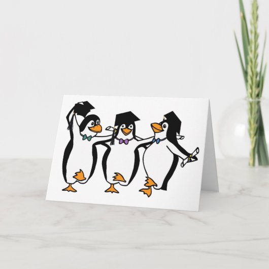 Schließen Pinguine Karte (Vorderseite)