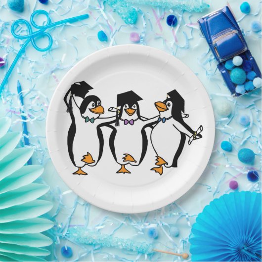 Schließen Pinguine Pappteller (Party)