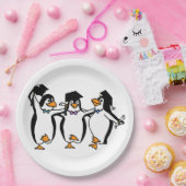 Schließen Pinguine Pappteller (Party)