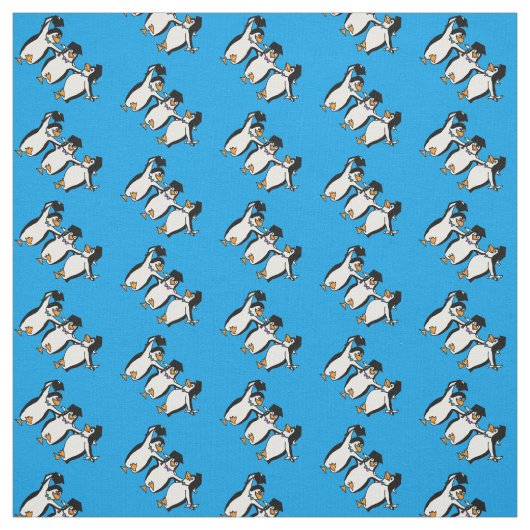 Schließen Pinguine Stoff (Muster)