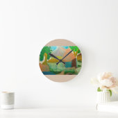 SCHLIESSEN RUNDE WANDUHR (Zuhause)