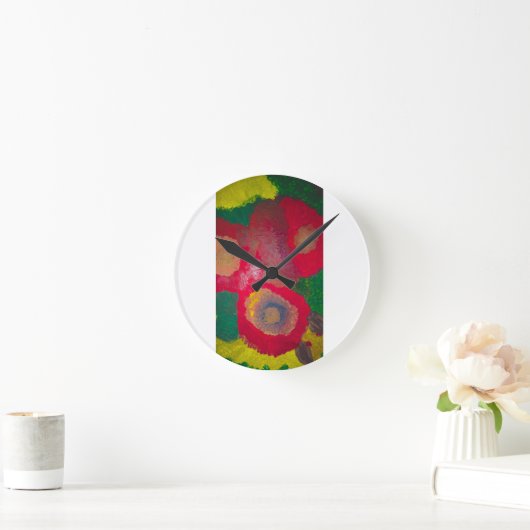 SCHLIESSEN RUNDE WANDUHR (Zuhause)