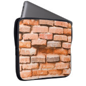 Schließen Sie alte Backsteinwand Hintergrund und T Laptopschutzhülle (Vorne Rechts)