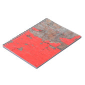 Schließen Sie alte und schälende lackierte Holzpla Notizblock (Linke Seite)