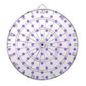 SCHLIESSEN SIE DAS DOT Lila Polka Dot Dart Board Dartscheibe (vorne)