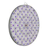 SCHLIESSEN SIE DAS DOT Lila Polka Dot Dart Board Dartscheibe (Vorderseite Links)