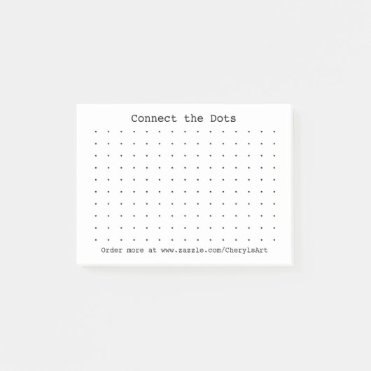 Schließen Sie das Punktspiel auf Post-it Klebezettel (Vorderseite)