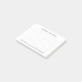 Schließen Sie das Punktspiel auf Post-it Klebezettel (angewinkelt)