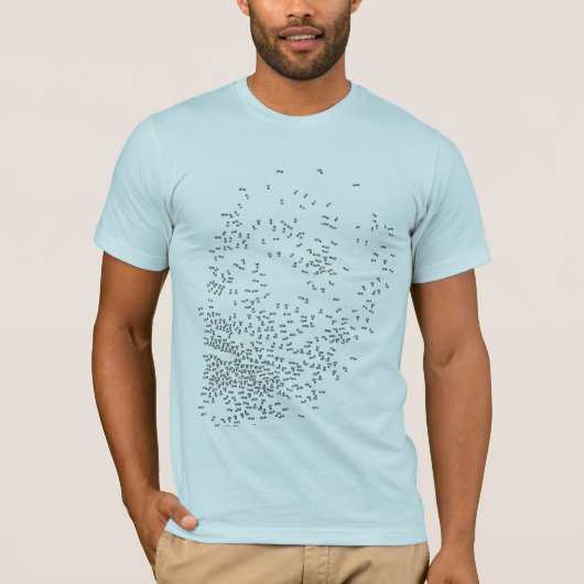 Schließen Sie der angepasste das T-Stück Männer T-Shirt (Vorderseite)