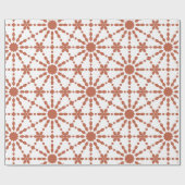 Schließen Sie die Dots Orange an. Geschenkpapier (Flach)