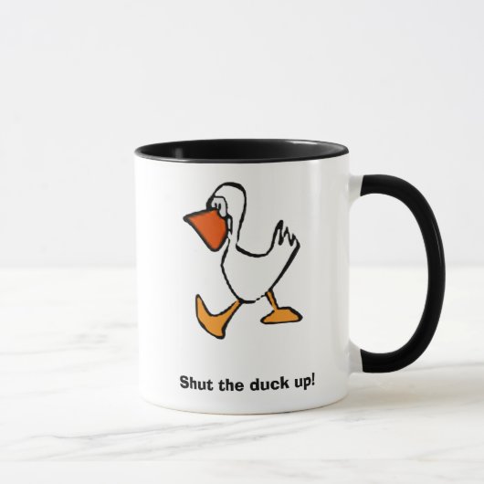 Schließen Sie die Ente! Tasse (Rechts)