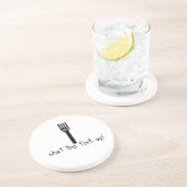 Schließen Sie die Gabel Getränkeuntersetzer (Seite)