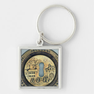 Schließen Sie die Schilderung der Belagerung der Schlüsselanhänger