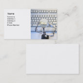 Schließen Sie die Visitenkarte an (Vorne/Hinten)