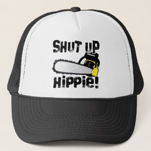 Schließen Sie Hippie! Truckerkappe