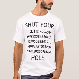 Schließen Sie Ihr PU-Loch! T-Shirt