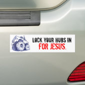 Schließen Sie Ihre Naben herein, für Jesus zu Autoaufkleber (Auf Auto)