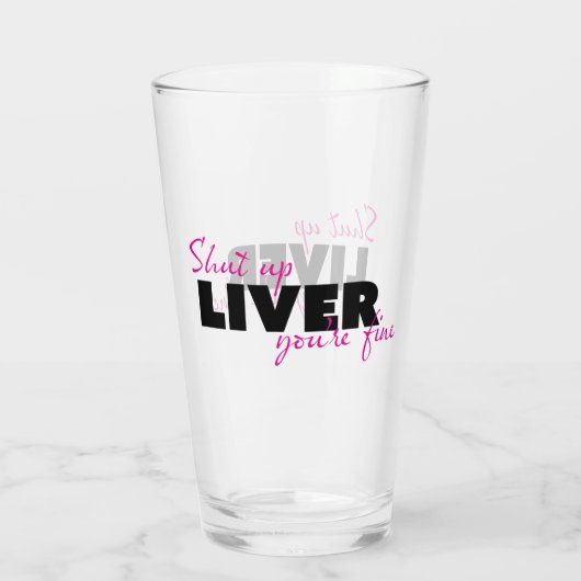 SCHLIESSEN SIE LEBER, SIE SIND FUSSFÄHIG. GLAS (Rückseite)