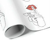 schließen Sie offensive T - Shirts Geschenkpapier (Rolleneckpunkt)