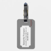 Schließen Sie sich an oder die Cartoon, 1754 Gepäckanhänger (Rückseite vertikal)