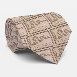 "Schließen Sie sich an oder die" Krawatte