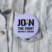 Schließen Sie sich dem Kampf gegen homosexuellen Button (Beispiel)