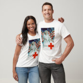 Schließen Sie sich dem roten Kreuz - T-Shirt (Unisex)