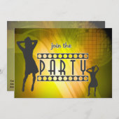 Schließen Sie sich der Party Einladung an (Vorne/Hinten)