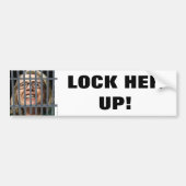 SCHLIESSEN SIE SIE OBEN ZU!  Autoaufkleber (Vorne)