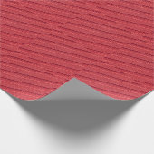 Schließen Sie Stripy Häkelstruktur Textur. Geschenkpapier (Ecke)