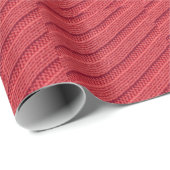 Schließen Sie Stripy Häkelstruktur Textur. Geschenkpapier (Rolleneckpunkt)