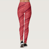 Schließen Sie Stripy Häkelstruktur Textur. Leggings (Rückseite)