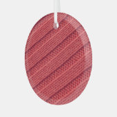 Schließen Sie Stripy Häkelstruktur Textur. Ornament Aus Glas (Vorderseite links)