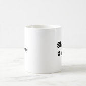 Schließen Sie u. schreiben Sie @writingmafia Kaffeetasse (Mittel)