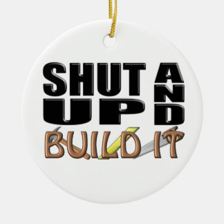 SCHLIESSEN Sie UND ERRICHTEN Sie ES (Bau) Keramik Ornament