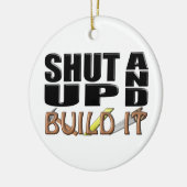 SCHLIESSEN Sie UND ERRICHTEN Sie ES (Bau) Keramik Ornament (Links)