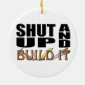 SCHLIESSEN Sie UND ERRICHTEN Sie ES (Bau) Keramik Ornament (Hinten)