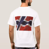 Schließen Sie und essen Sie Lutefisk T-Shirt (Rückseite)