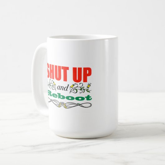 SCHLIESSEN Sie und starten Sie Tasse neu (Vorderseite Links)